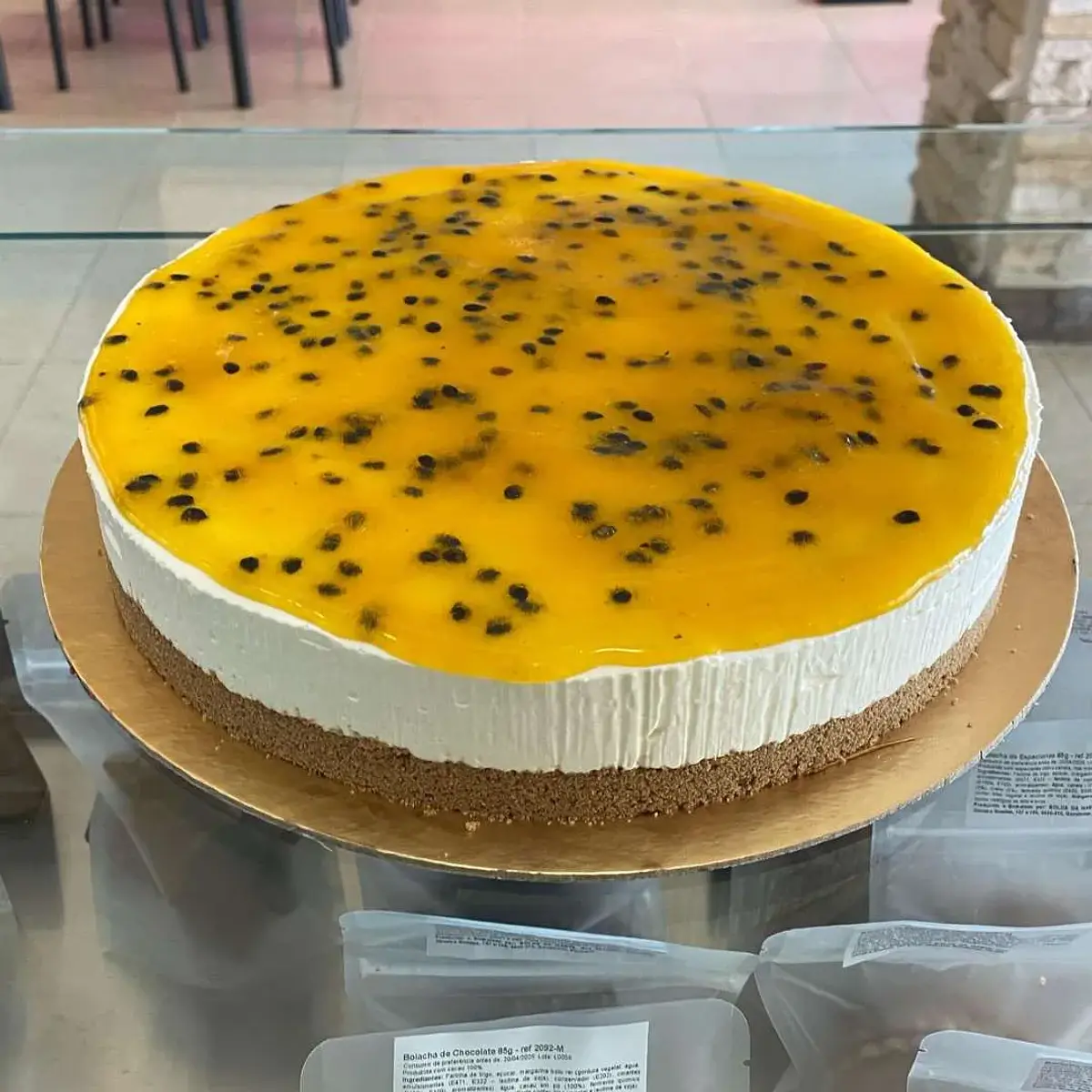Cheesecake de Maracujá — Sábados em Família nas lojas Os Bolos da Marta